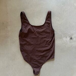 SKIMS Chocolate Brown Bodysuit